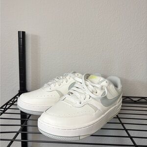 Nike White, Gray, Blue Sneakers